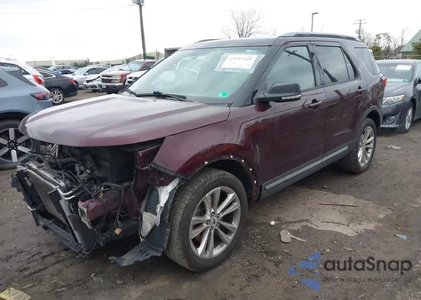 2018 Ford Explorer Xlt z USA, uszkodzony, nr VIN 1FM5K8D86JGC50801